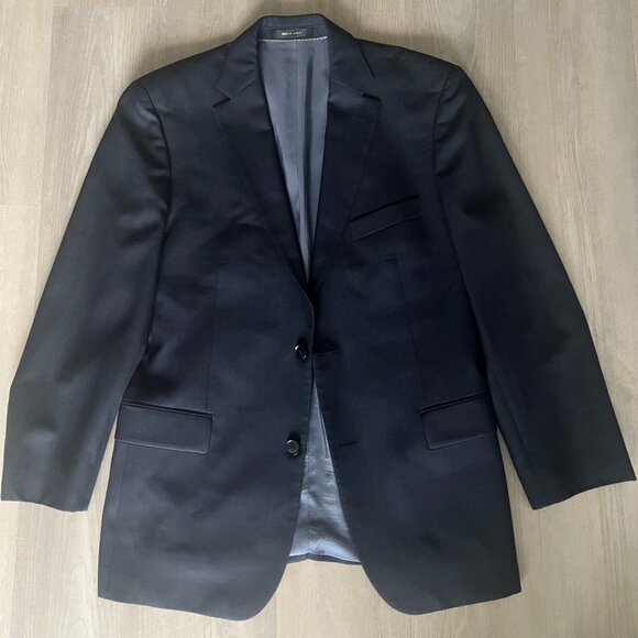 HUGO BOSS Men's Dark Blue Blazer Sport Coat Pasolini Movie US Sz 42